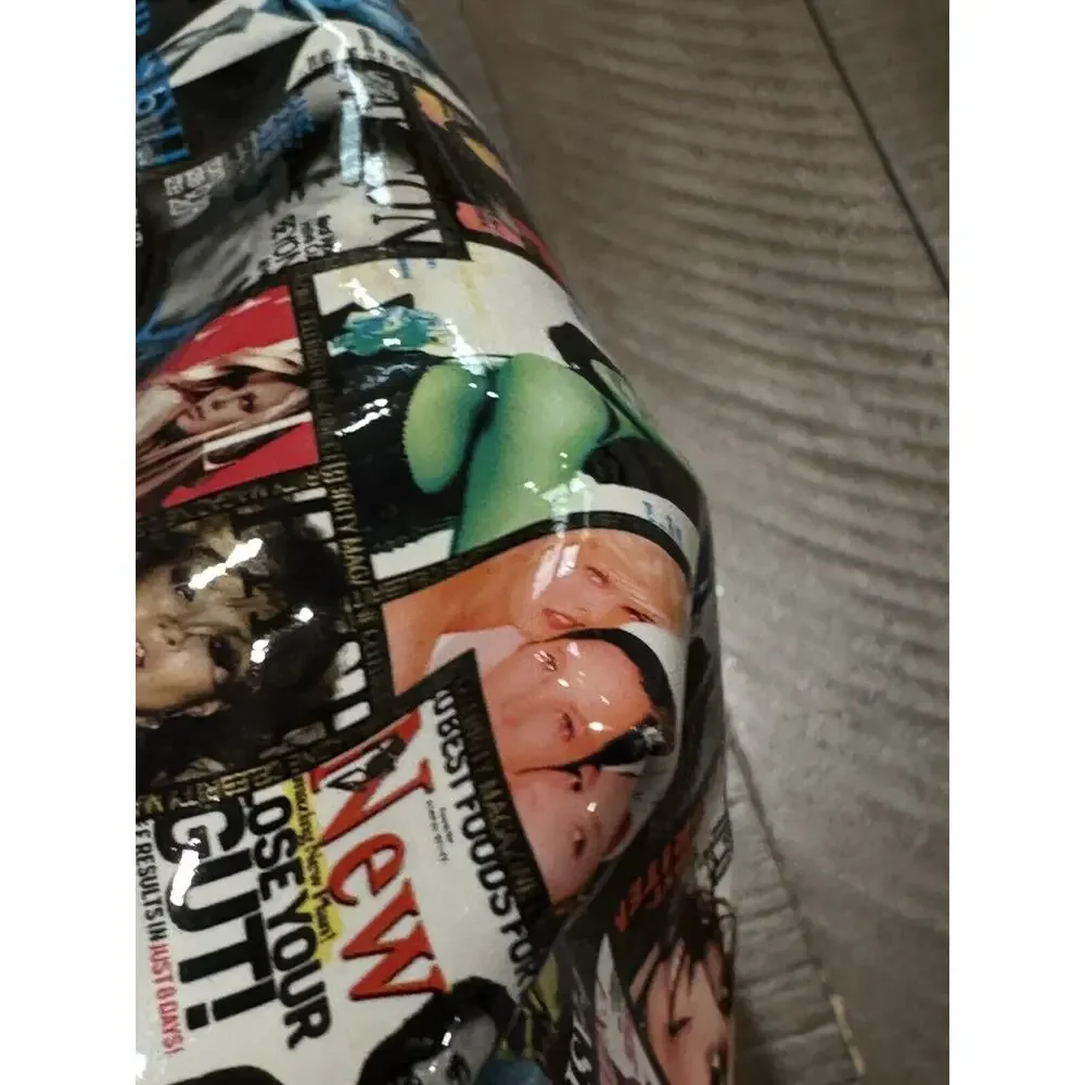 Glossy Magazine Cover Cosmetic Bag Daniel Craig/Michelle Obama Magazine